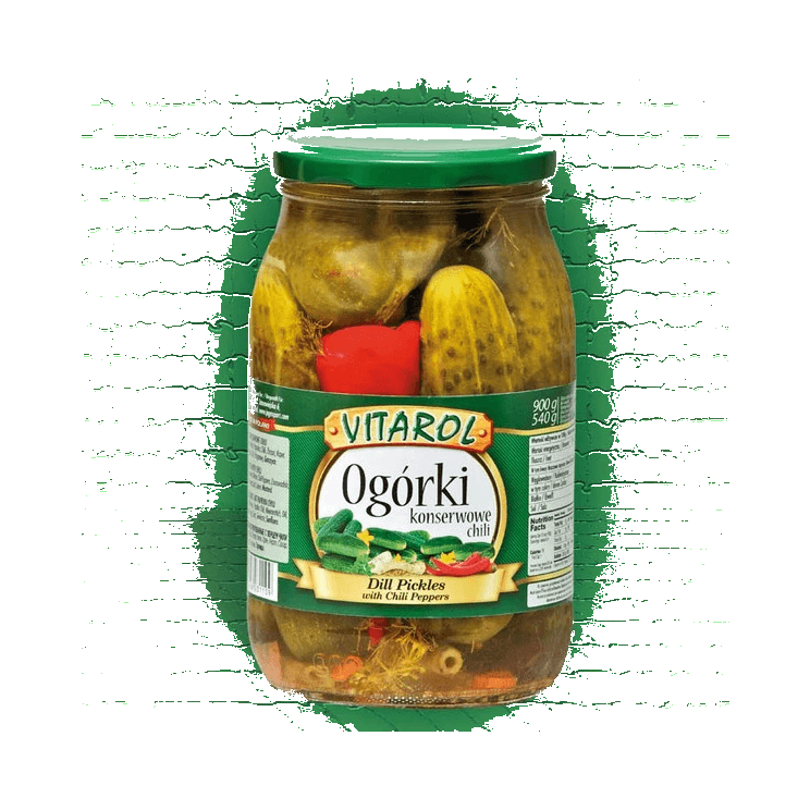 VITAROL OGÓRKI CHILI KONSERWOWE 900G