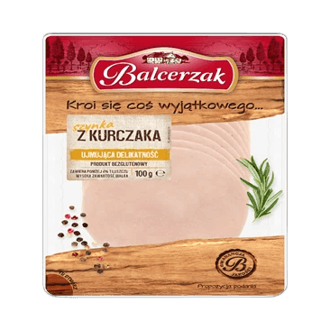 BALCERZAK SZYNKA Z KURCZAKA 100G
