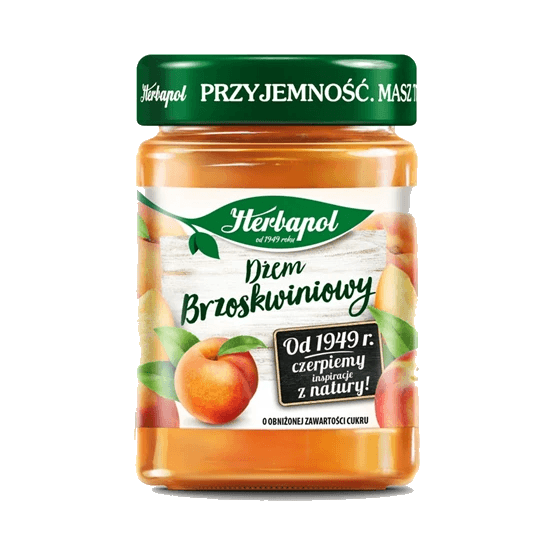 HERBAPOL DŻEM BRZOSKWINIA 280G