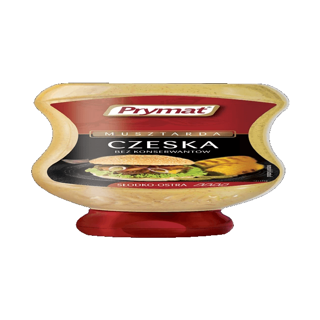 PRYMAT MUSZTARDA CZESKA PET 300G