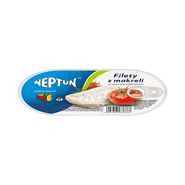 NEPTUN MAKRELA W SOSIE POMIDOROWYM