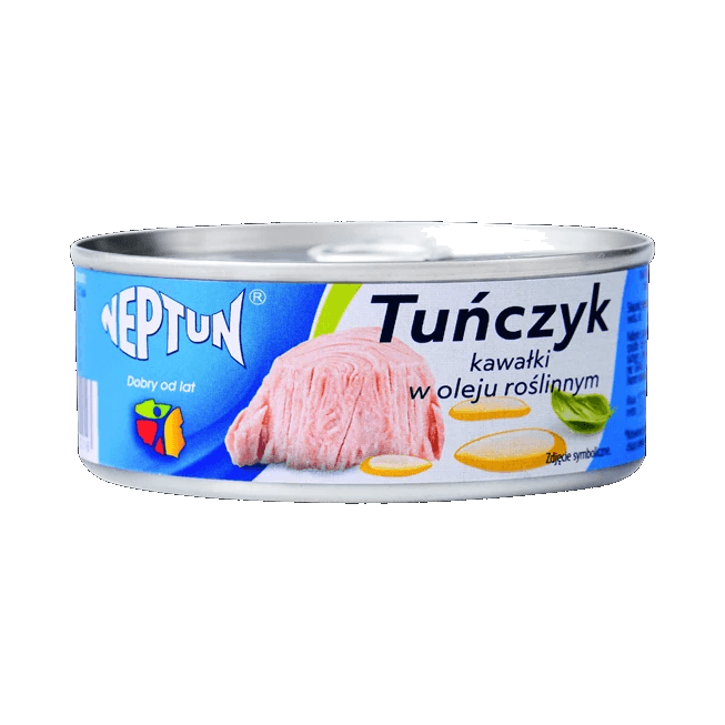 NEPTUN TUŃCZYK KAWAŁKI W OLEJU 170G