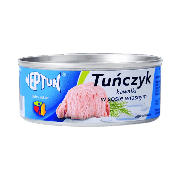 NEPTUN TUŃCZYK KAWAŁKI W SOSIE WŁASN