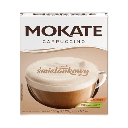 MOKATE CAPPUCINO ŚMIETANKA KART.160G
