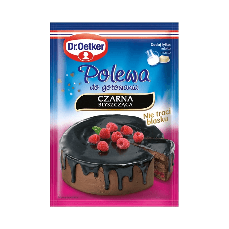 DR OETKER POLEWA BŁYSZCZ.CZARNA 77G