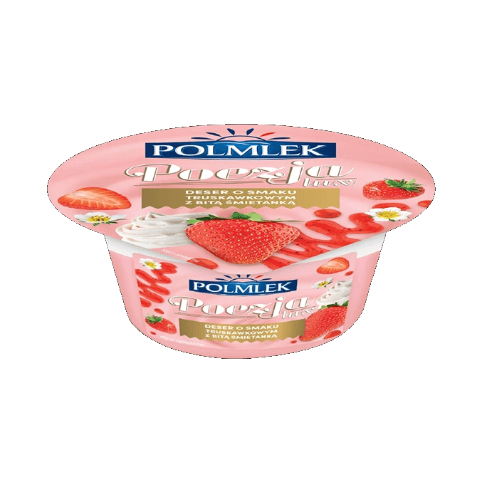 POLMLEK POEZJA LUX Z TRUSKAWKĄ 180G