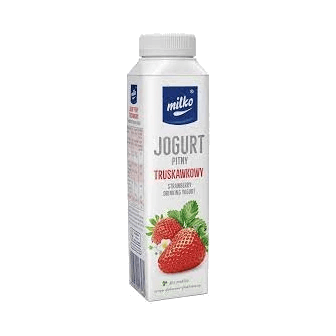 MILKO JOGURT TRUSKAWKA 330ML