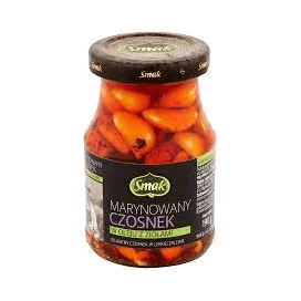 SMAK CZOSNEK W OLEJU Z ZIOŁAMI 190G