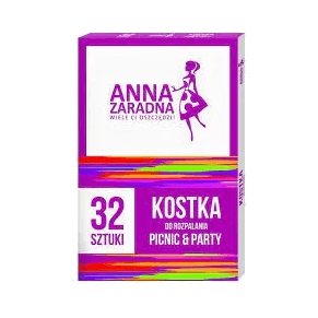 AZ PODPAŁKA GRILA KOSTKI BIAŁA 32SZT