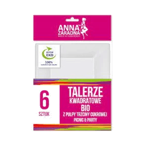 AZ TALERZE KWADRATOWE BIO Z PULPY 6