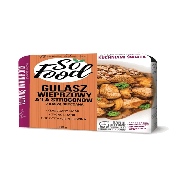 SO FOOD DANIE GULASZ A'LA STROGON330
