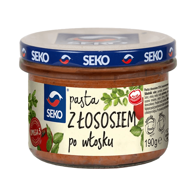 SEKO PASTA Z ŁOSOSIEM PO WŁOSKU 190G
