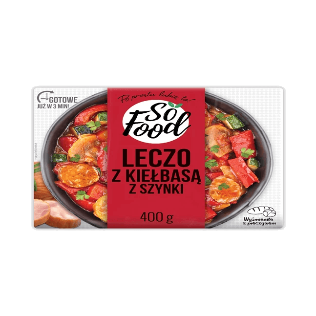 SO FOOD DANIE LECZO Z KIEŁBASĄ 400G
