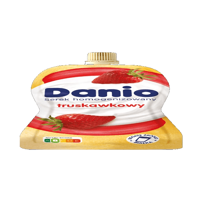DANONE DANIO SASZETKA TRUSKAWKOWE 12