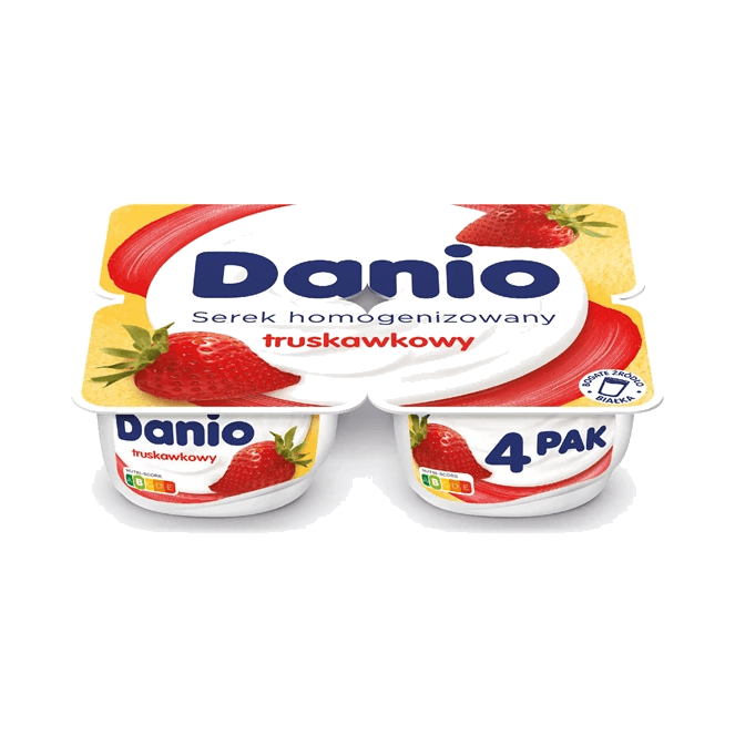 DANONE DANIO 4PACK (4*130G) TRUSKAWK
