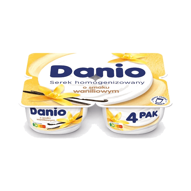 DANONE DANIO 4PACK (4*130G) WANILIA