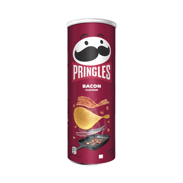 PRINGLES CHIPSY BACON 165G