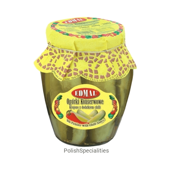 EDMAL OGÓRKI KONSERWOWE CHILI 450G