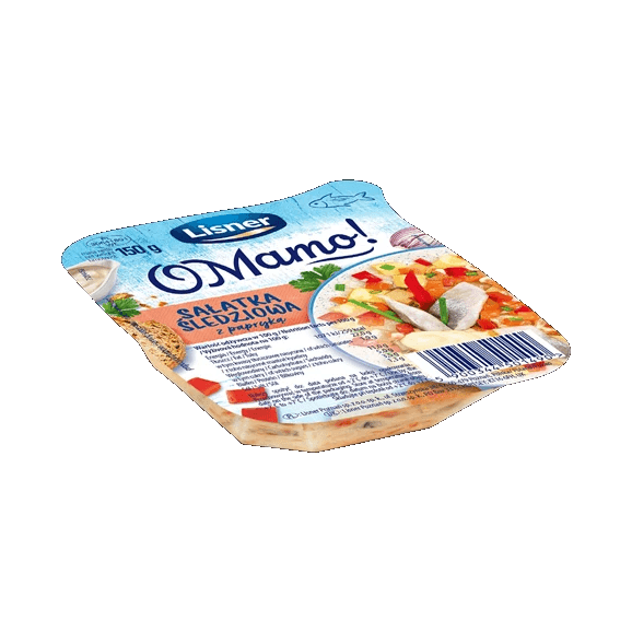 LISNER SAŁATKA ŚLEDZIOWA Z PAPRYKĄ