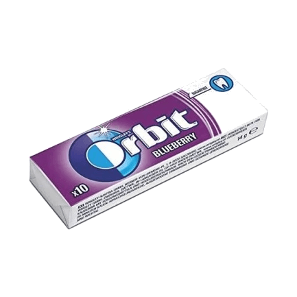ORBIT GUMA BLUEBERRY DRAŻE 10SZT
