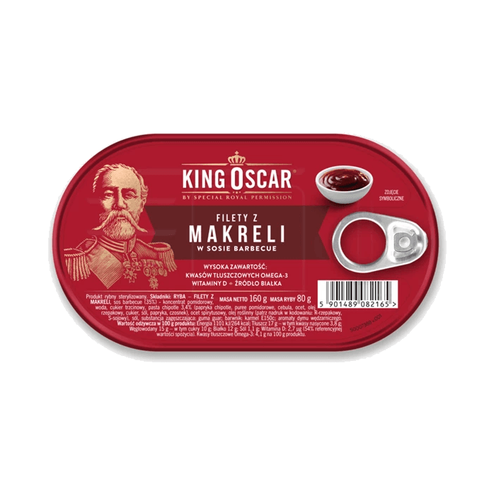KING OSCAR FILET Z MAK W SOS BAR 160