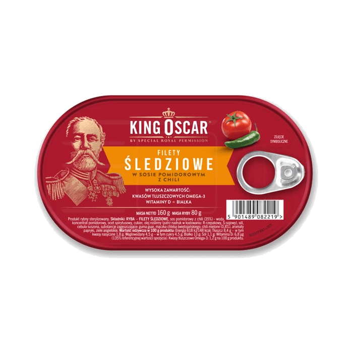 KING OSCAR FILET ŚL  W SOS POM Z CHI