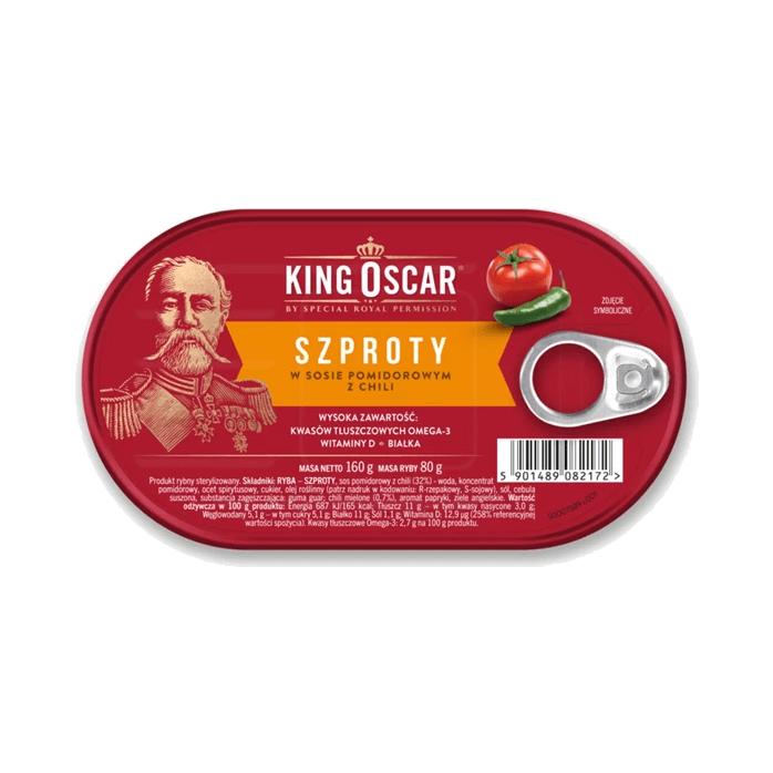 KING OSCAR SZPROT W SOS POM CHIL 160