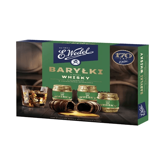 WEDEL BOMB.BARYŁKI WHISKY 200G