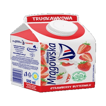 MRĄGOWO MAŚLANKA TRUSKAWKA 500ML