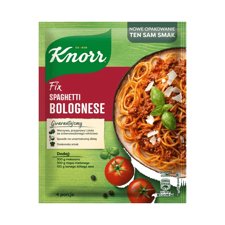 KNORR FIX SPAGHETTI BOLOGNESE 41G
