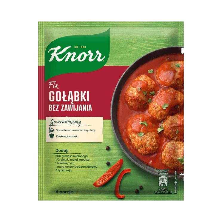 KNORR FIX DO GOŁĄBKÓW BEZ ZAWIJA 64G