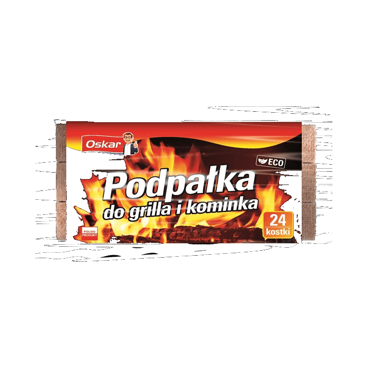 OSKAR PODPAŁKA DO GRILA ECO SZARA 42