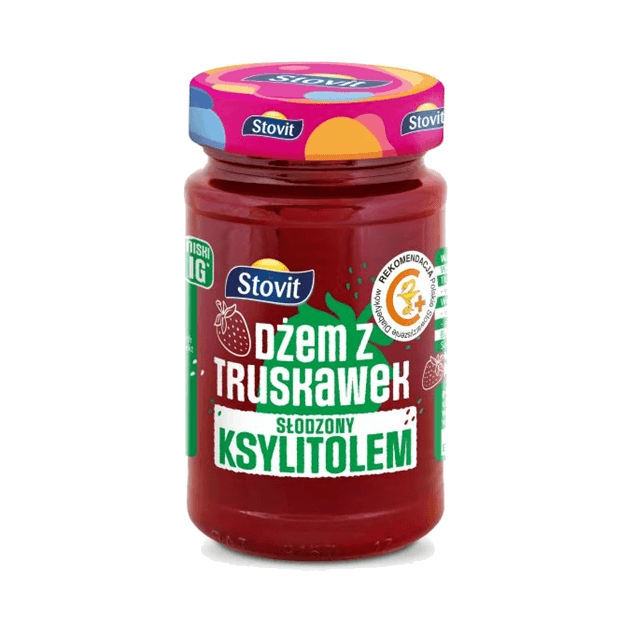 STOVIT DŻEM TRUSKAWKA B/C 250G