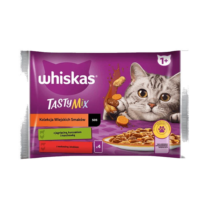 WHISKAS KARMA DLA KOTA MOK.MIX 4*85G