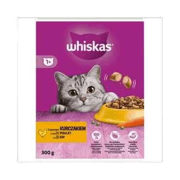 WHISKAS KARMA DLA KOTA KURCZAK 300G