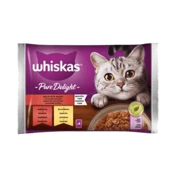 WHISKAS KARMA DLA KOTA WÓŁ.KUR 4*85G