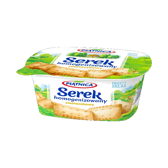 PIĄTNICA SEREK HOMOGENIZOWANY CIASTE