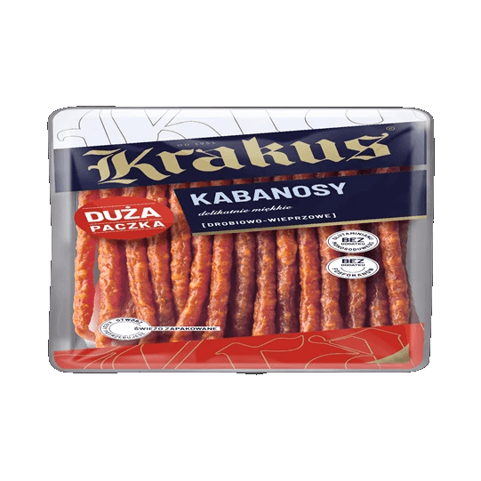 KRAKUS KABANOS DROBIOWO-WIEPRZ.250G
