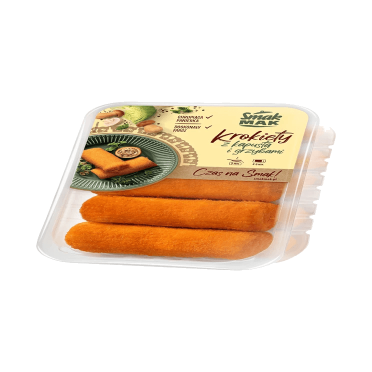 SMAKMAK KROKIETY Z KAPUSTĄ I GRZYBAM