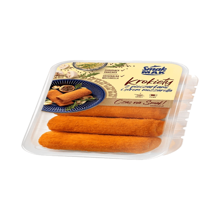 SMAKMAK KROKIETY Z PIECZARKAMI I MOZ