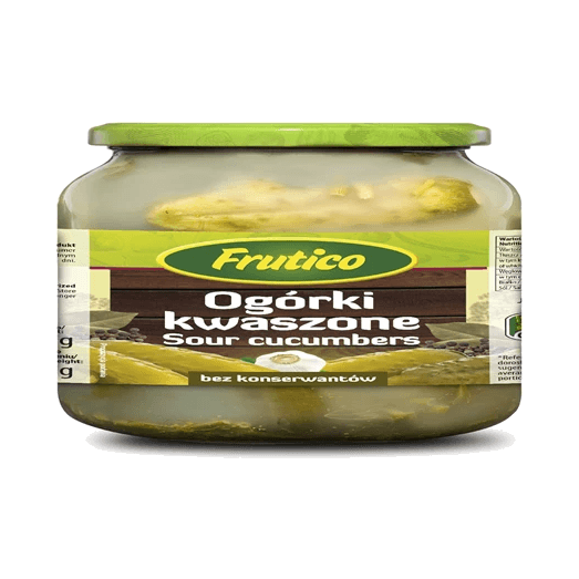 FRUTICO OGÓRKI KWASZONE 830G