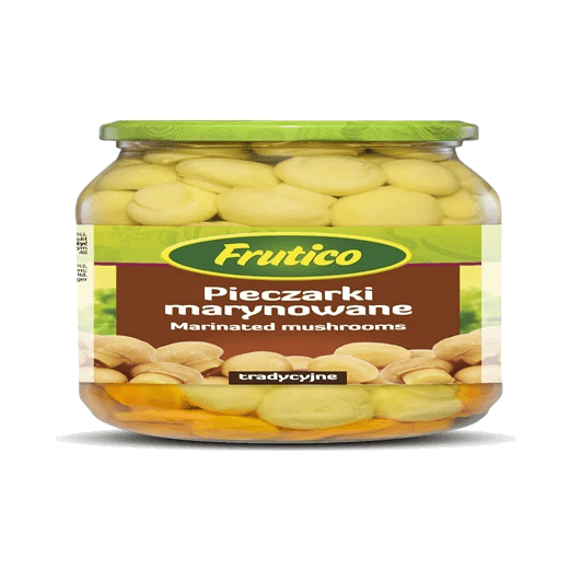 FRUTICO PIECZARKI MARYNOWANE 850G