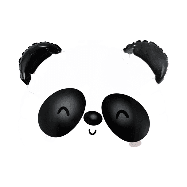 BALON FOLIOWY PANDA 43X37 CM GŁOWA