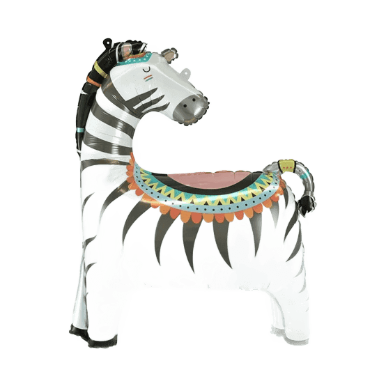 BALON FOLIOWY ZEBRA 58X73 CM