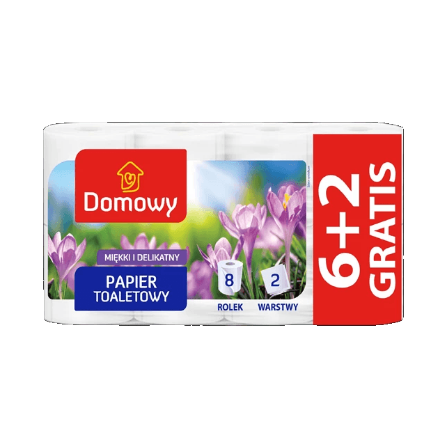 DOMOWY PAPIER TOALETOWY 6+2 2-WARST