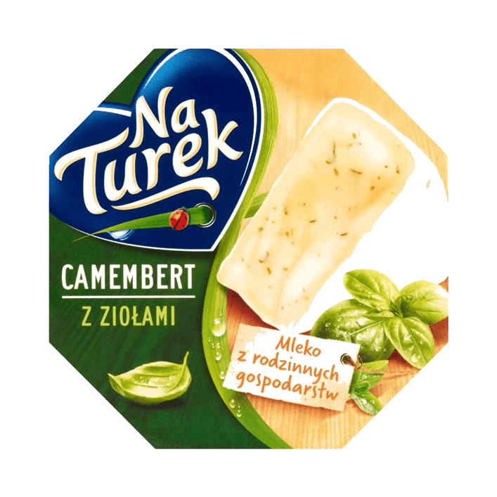 TUREK NATUREK CAMEMBERT ZIOŁA 120G