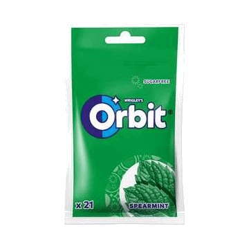 ORBIT GUMA SPEARMINT DRAŻE TOREBKA21