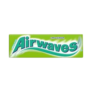 AIRWAVES.GUMA LIME&GINGER DRAŻE 10SZ