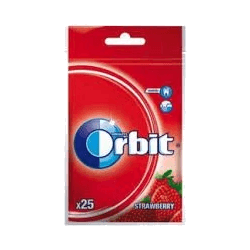 ORBIT GUMA STRAWBE.DRAŻE TOREBKA 21
