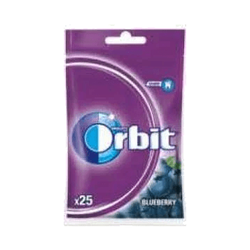 ORBIT GUMA BLUEBERRY DRAŻE TOREBKA21